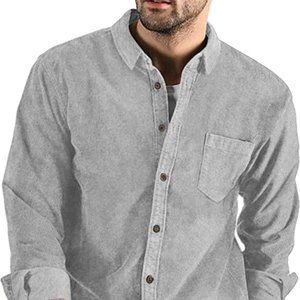 Coofandy Men's Corduroy Button Down Shirt